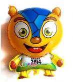 Balão Fuleco mascote da Copa 60 Cm. Para AR ou Gás Hélio