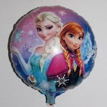 Balão Metalizado Frozen Para Mesa Tam 8 Pol. 21 Cm C/ Vareta