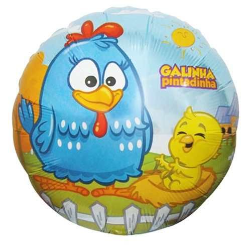 Balão Metalizado Galinha Pintadinha