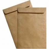 Envelope Kraft 80 Gms A4 Oficio 24 X 33 Cm C/ 100 Unidade