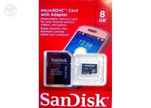 Cartão De Memória Sandisk Micro SD 8 Gb Classe 4 SDSDQM-008G-B35A