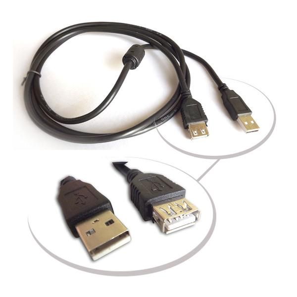 Cabo Extensor Usb 2.0 Com Filtro 5 Mt Macho Fêmea