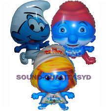 Balão Smurfs 60 Cm. Para Ar Ou Gás Hélio