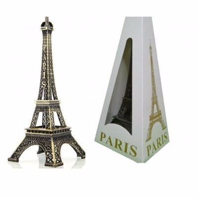 Torre Eiffel Réplica França Paris Miniaura 32cm Metal