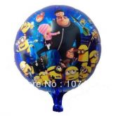 Balão Metalizado Minions Malvado Favorito 45 Cm. Diâmetro 1